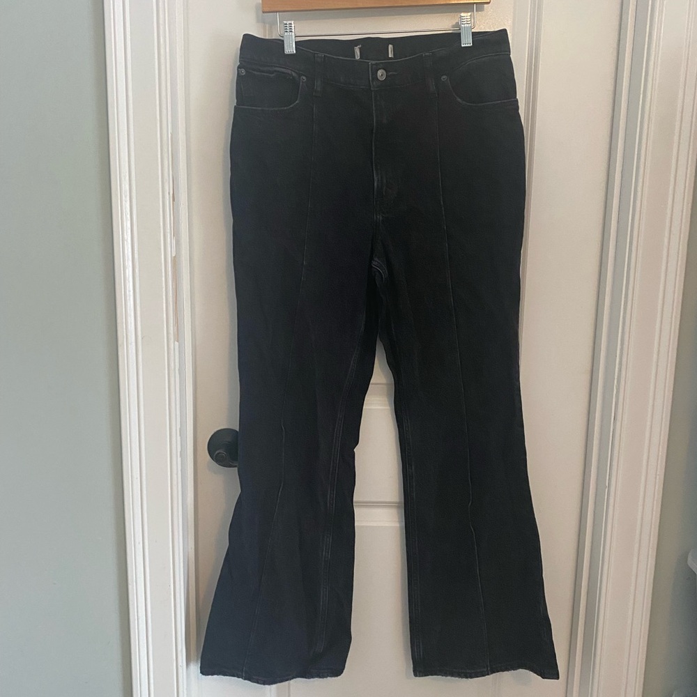Abercrombie and Fitch Flared Black Jeans